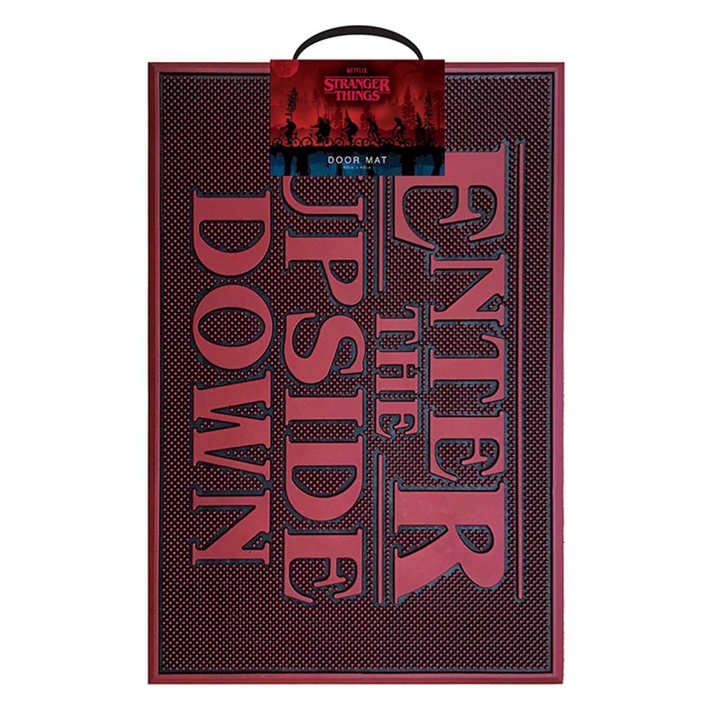 STRANGER THINGS ストレンジャー・シングス (シーズン5 2025年配信決定 ) - Enter the Upside Down / ラバー / ドアマット 【公式 / オフィシャル】